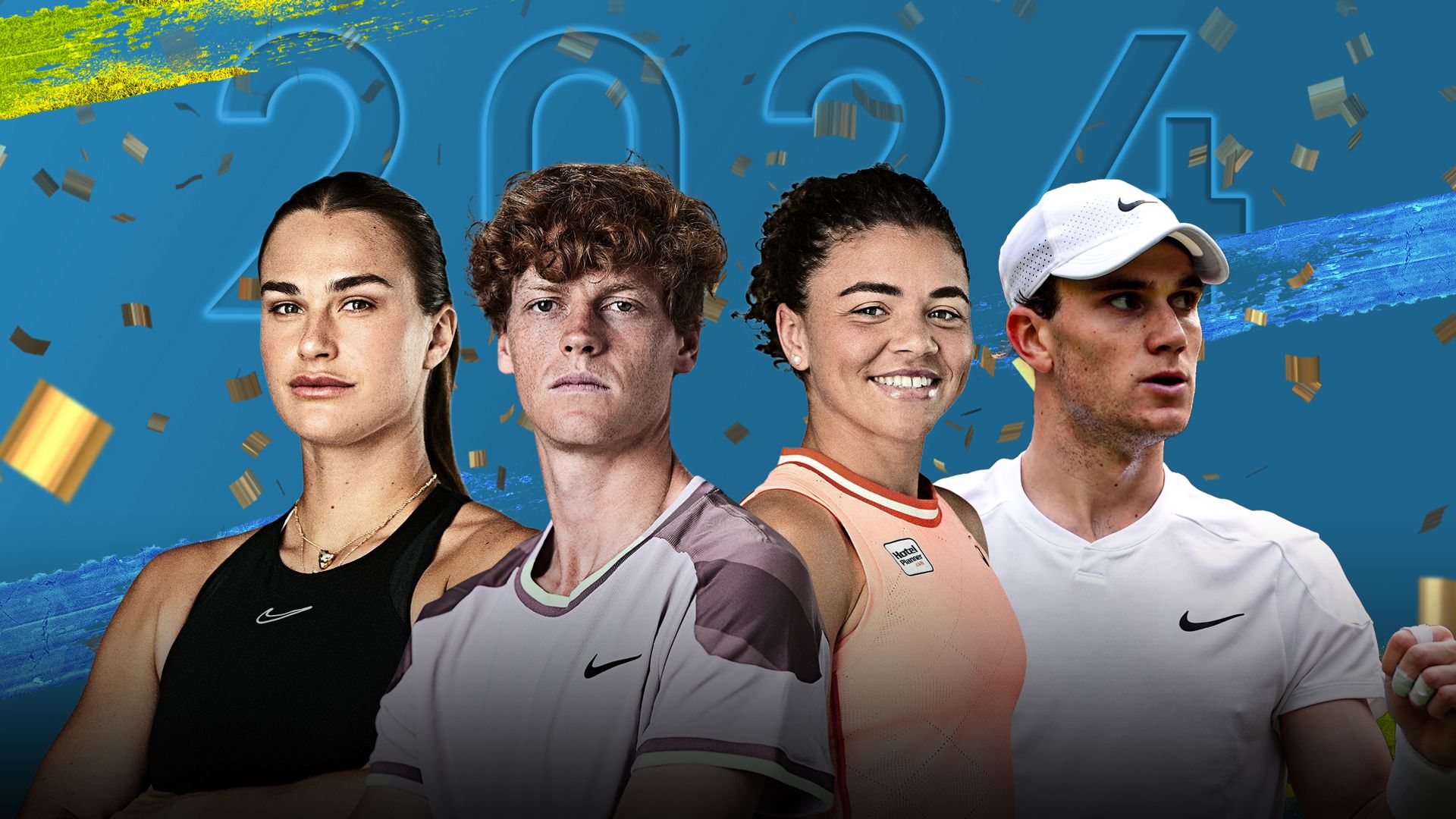 Tennis review of 2024: Sinner, Sabalenka, Paolini and Draper up for awards