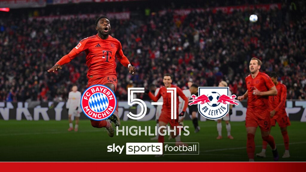 Bayern DOMINATE with five-goal victory over RB Leipzig!