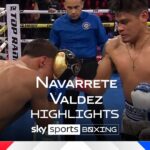 Highlights: Navarrete KOs Valdez in WBO super-featherweight title rematch