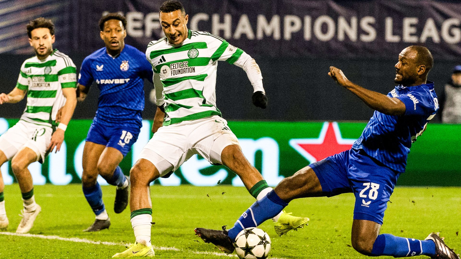 Celtic move closer to Champions League knockouts after goalless draw in Zagreb