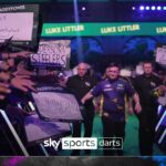 Littler’s electric entrance for first time at this year’s World Darts Championships!