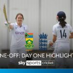 Highlights: England in charge against SA after Bouchier and Sciver-Brunt tons