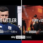 A heavyweight Saturday! Fury, Littler and Arsenal all in action