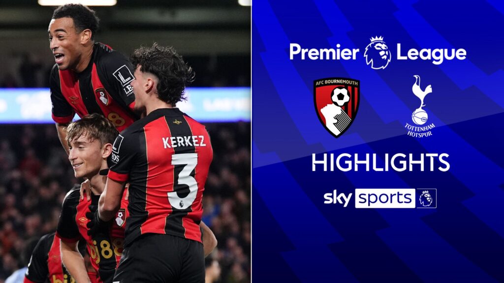 Spurs fall short as Huijsen’s header secures Bournemouth win