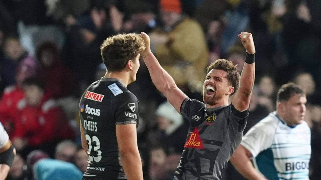 Exeter edge out Gloucester to secure first win of Premiership season