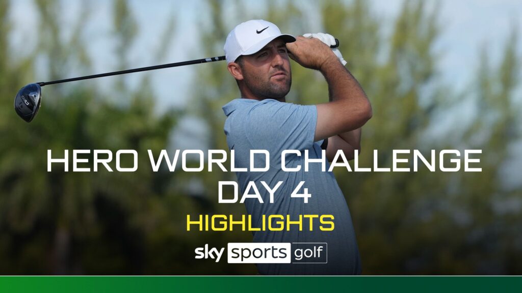 Scintillating Scheffler retains Hero World Challenge crown | Day four highlights