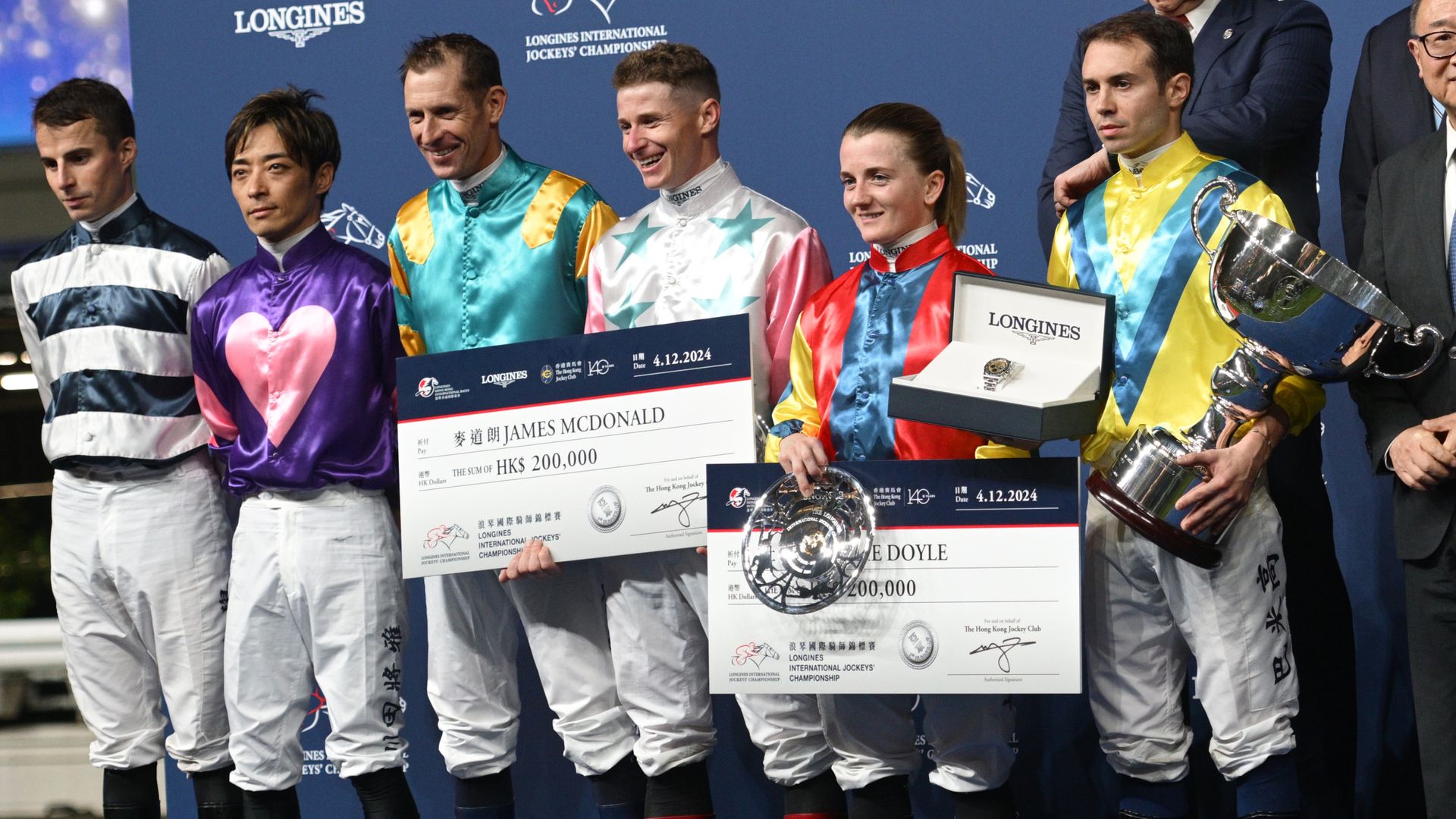 Doyle finishes joint-second in Hong Kong International Jockeys’ Championship