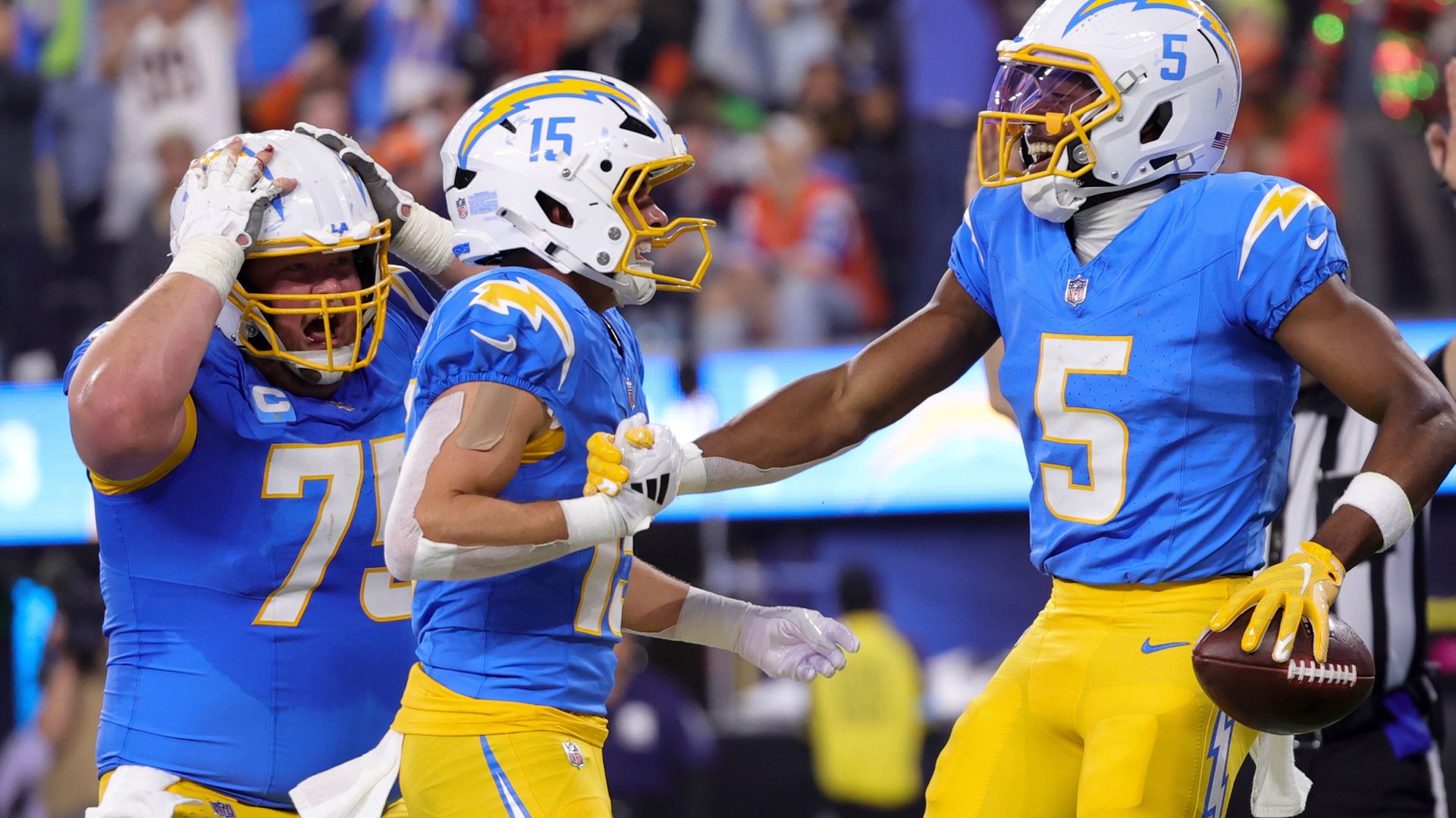 Chargers rally to beat Broncos after 48-year NFL first