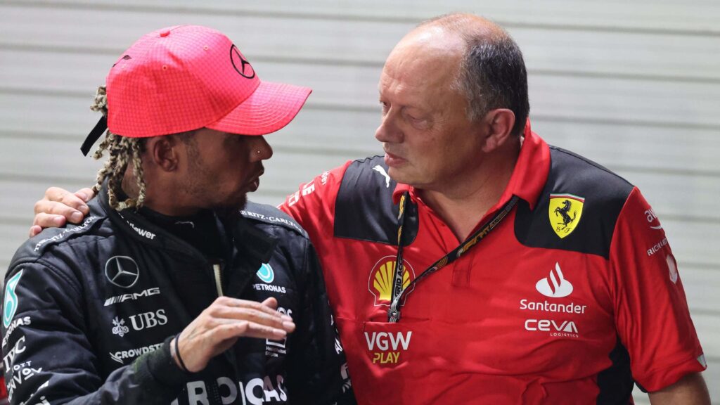 Vasseur: Convincing Hamilton to join Ferrari not difficult at all