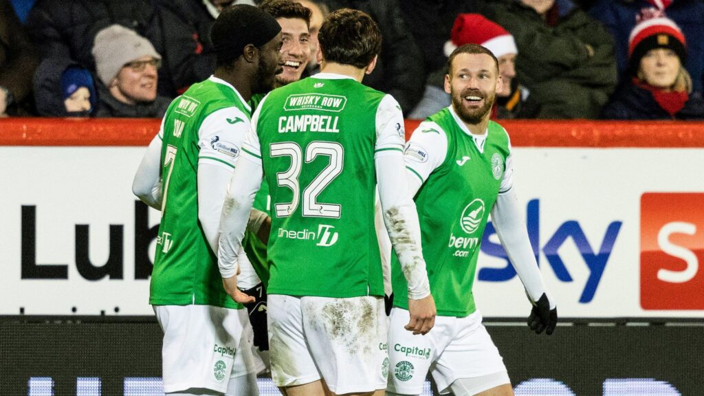 Boyle shines as Hibs win on the road at Aberdeen