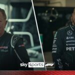 Brundle joins Hamilton to drive his iconic Mercedes cars