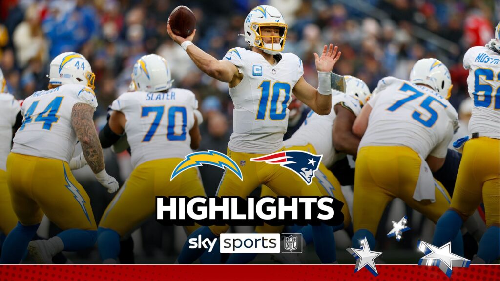 Chargers score 40 on Patriots to reach NFL playoffs