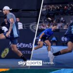 ‘Djokovic enjoyed that!’ | Kyrgios wins ‘incredible’ point with tweener lob!