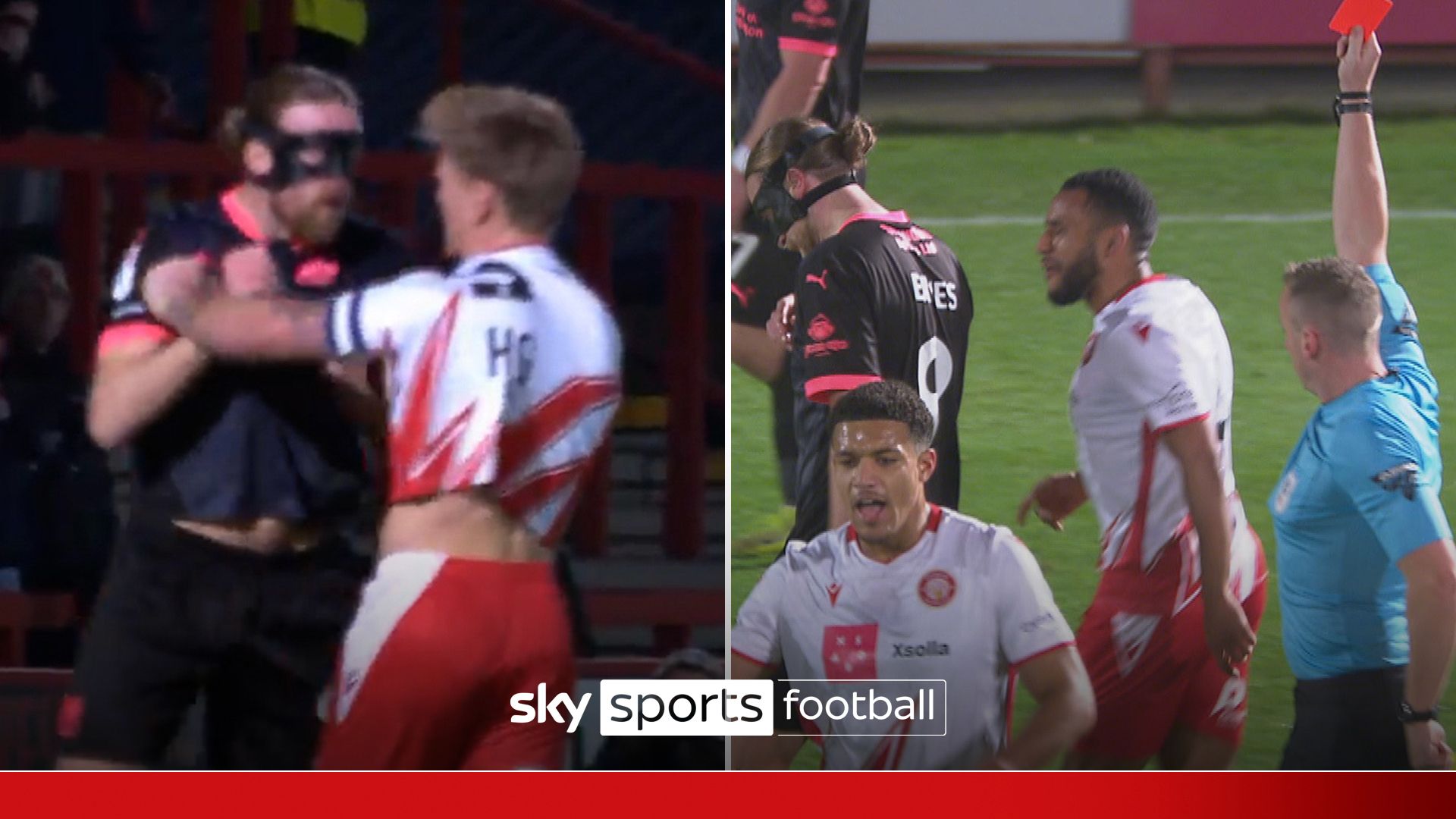 ‘WHAT was he thinking?!’ | ‘Scrap’ and ‘ridiculous’ tackle leads to BONKERS red card!