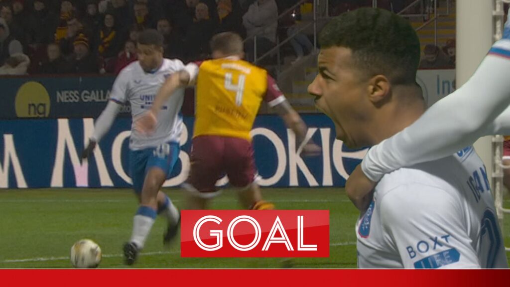 ‘He’s done it again!’ | Igamane drags Rangers level with sublime strike