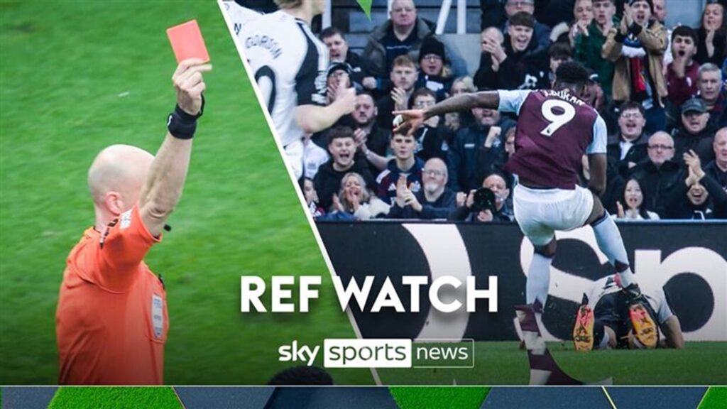 Ref Watch: Why was Duran shown a red against Newcastle?