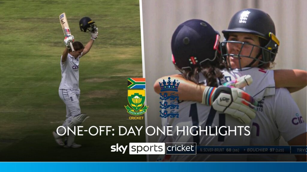 South Africa vs England | One-off Test, day one, morning and afternoon highlights