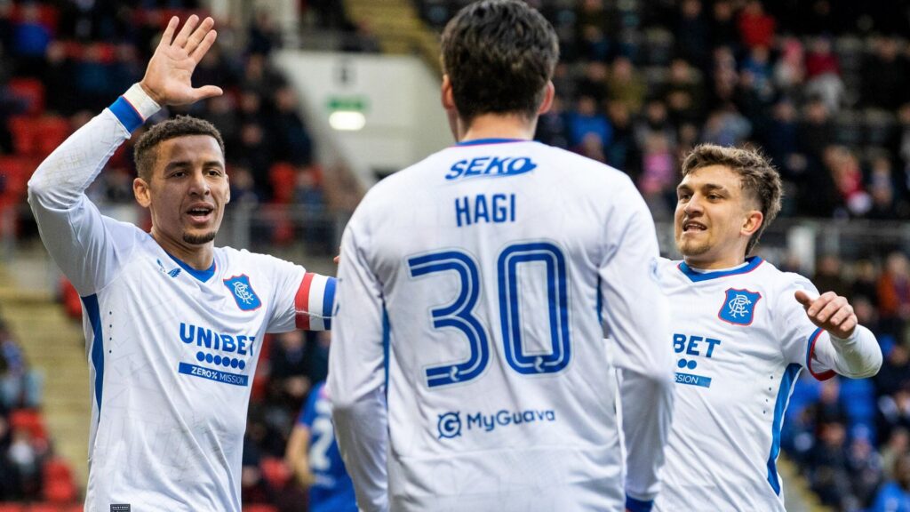 Rangers end poor away form with narrow win at St Johnstone