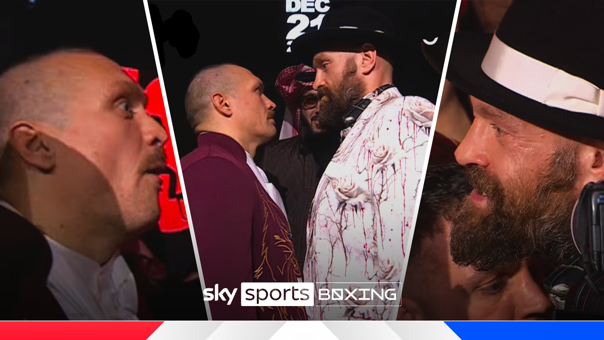 ‘This is AMAZING!’ | Best bits from EPIC Usyk-Fury staredown!