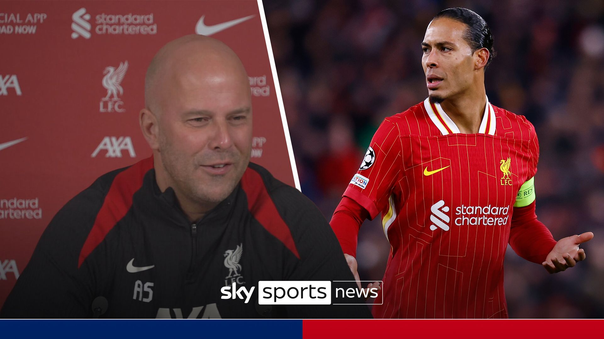 Slot’s hilarious response to Van Dijk contract question