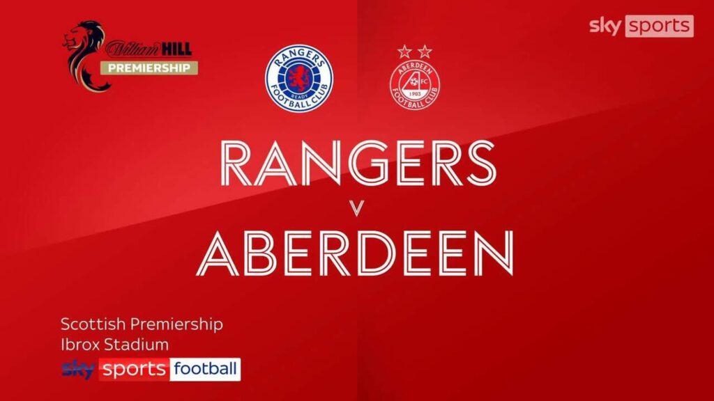 Rangers 3-0 Aberdeen