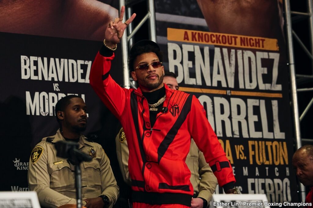 Benavidez 174.2 vs. Morrell 174.2 – Weigh-in Results for Saturday