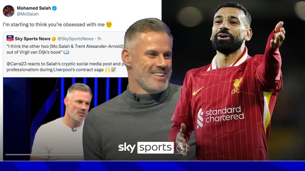 ‘You’re obsessed with me!’ | Salah responds to Carra’s comments