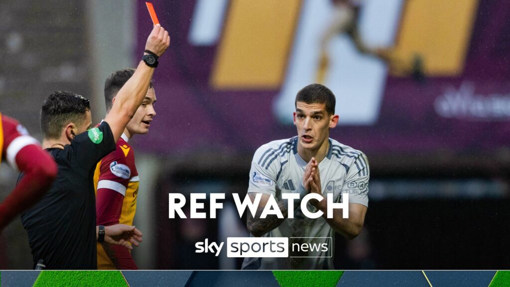 Ref Watch: Did Aberdeen’s Rubezic deserve red after Watt clash?