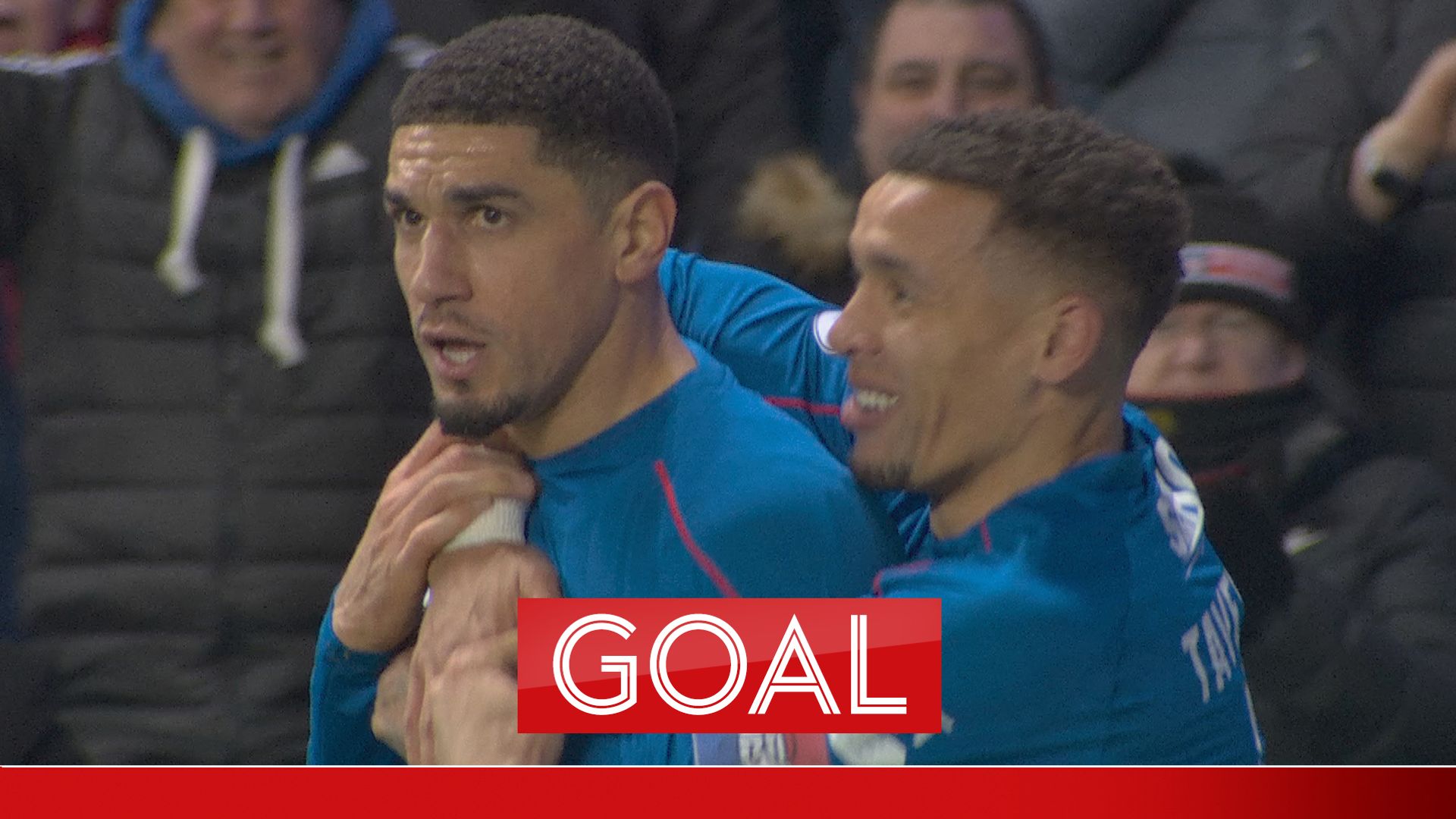 Balogun adds a second for Rangers with a header at the back post