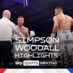 Highlights: Simpson TKO’s Woodall after controversial early stoppage