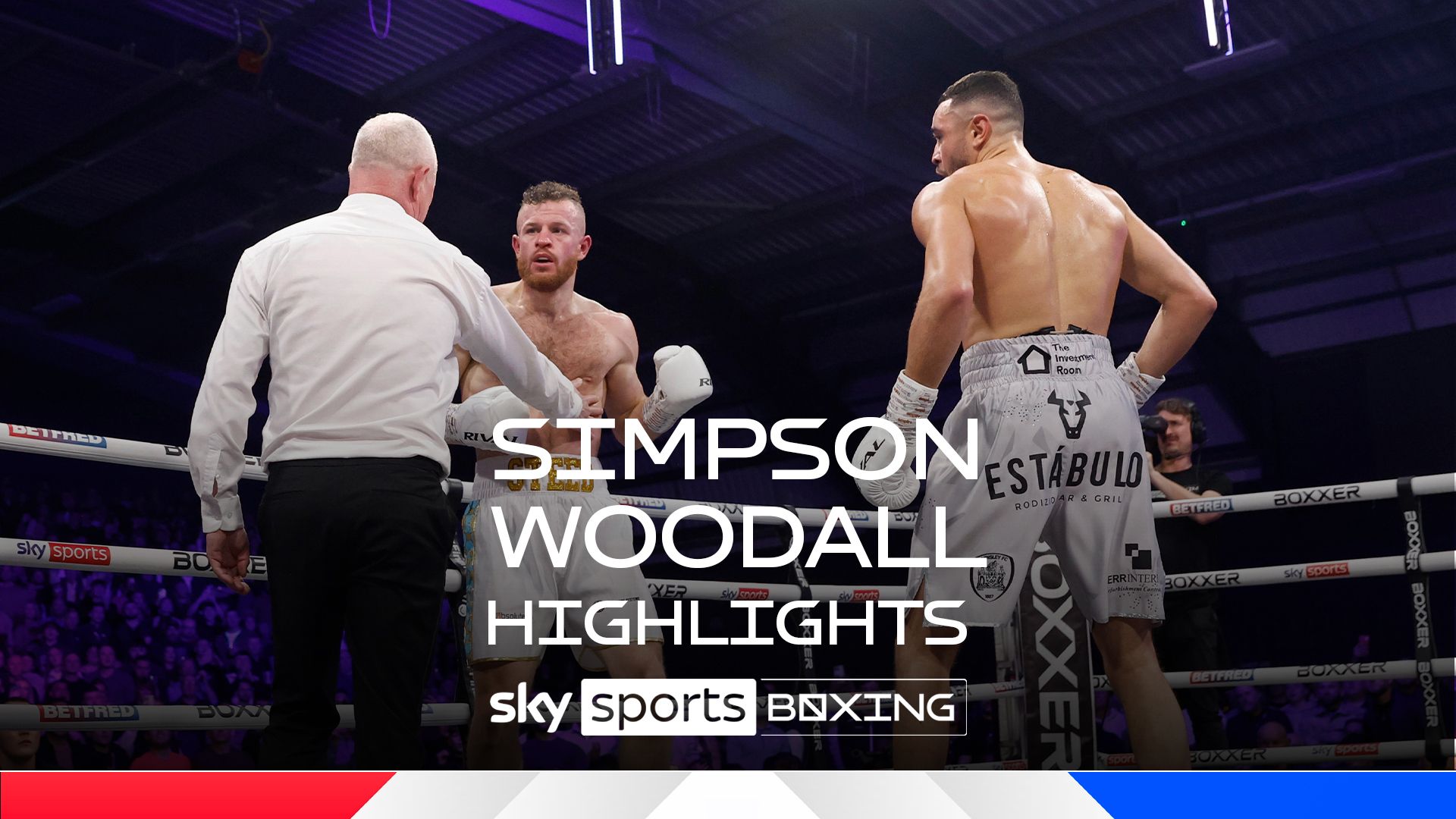 Highlights: Simpson TKO’s Woodall after controversial early stoppage