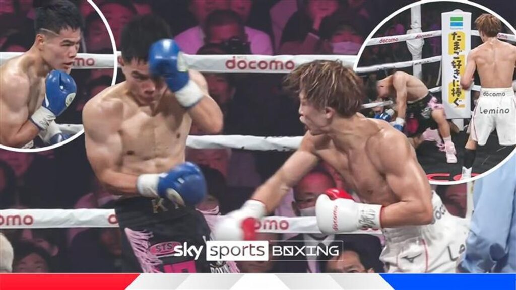 Gestures COME ON, then gets KO’d! Inoue brutally punishes opponent