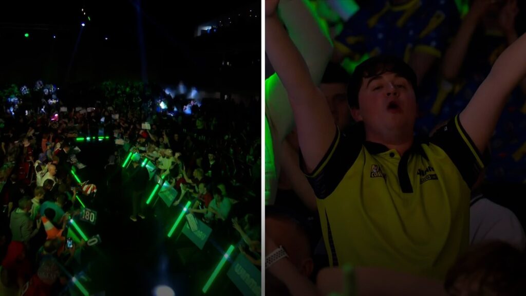 MVG makes usual entrance…WITHOUT iconic green shirt!