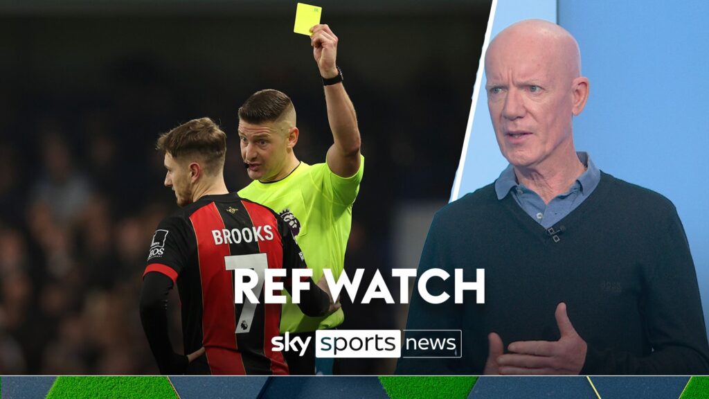 Ref Watch: Why Brooks received yellow card for Cucurella pull