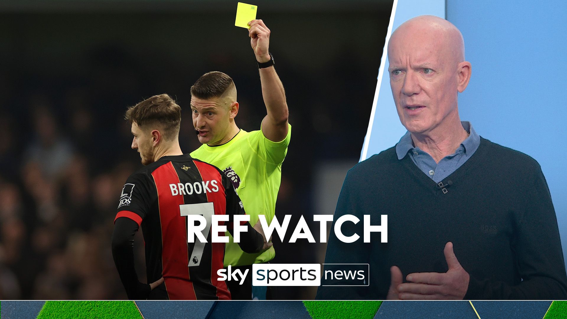 Ref Watch: Why Brooks received yellow card for Cucurella clash