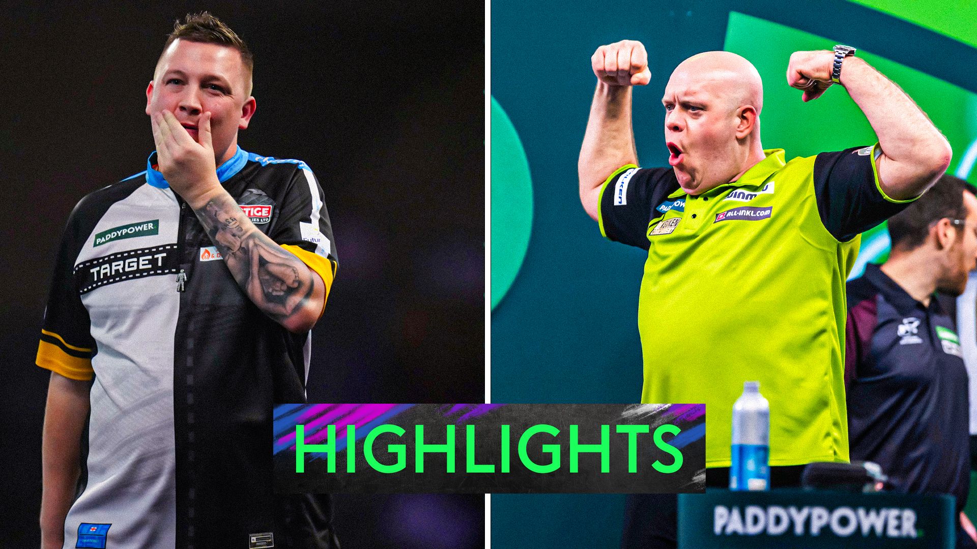 Highlights: Van Gerwen DISMANTLES Dobey to reach final!