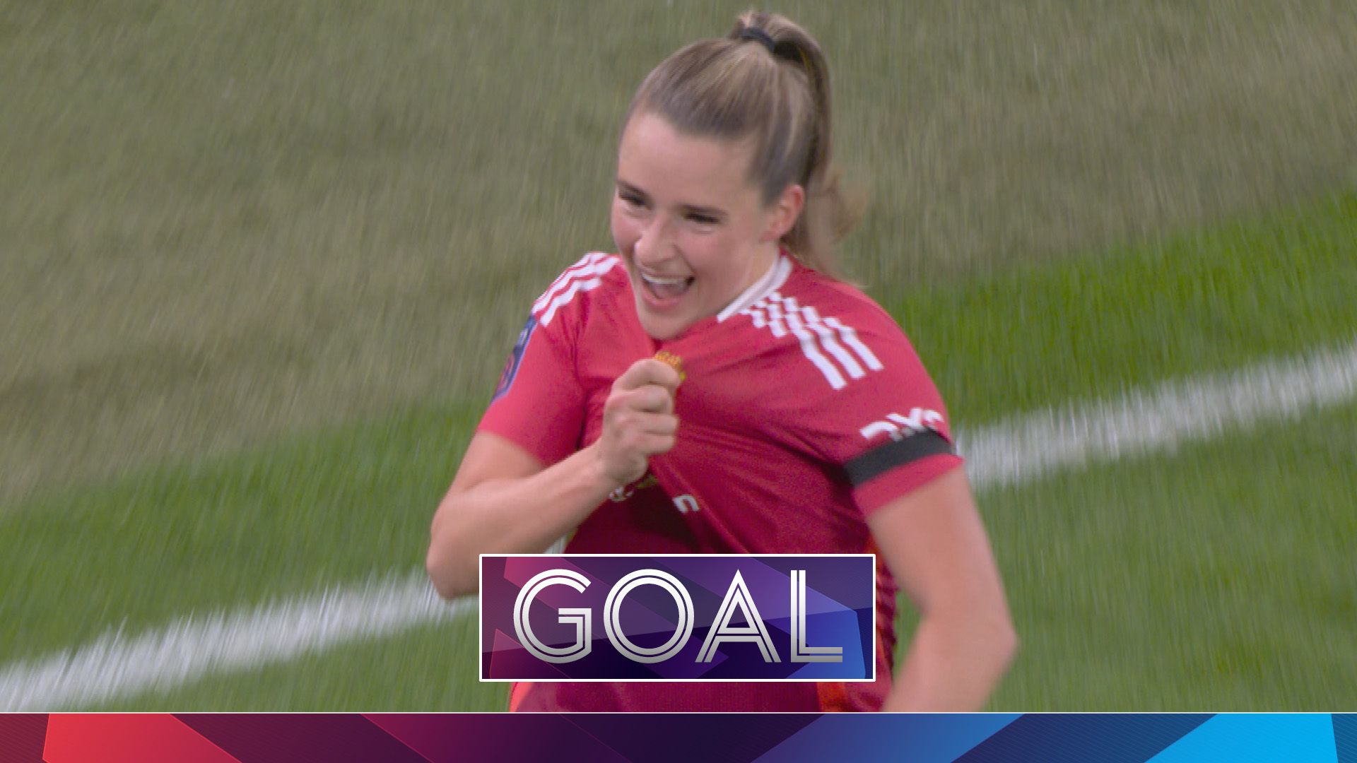 ‘She’s done it!’ | Toone’s delicate chip gives Utd early derby lead!