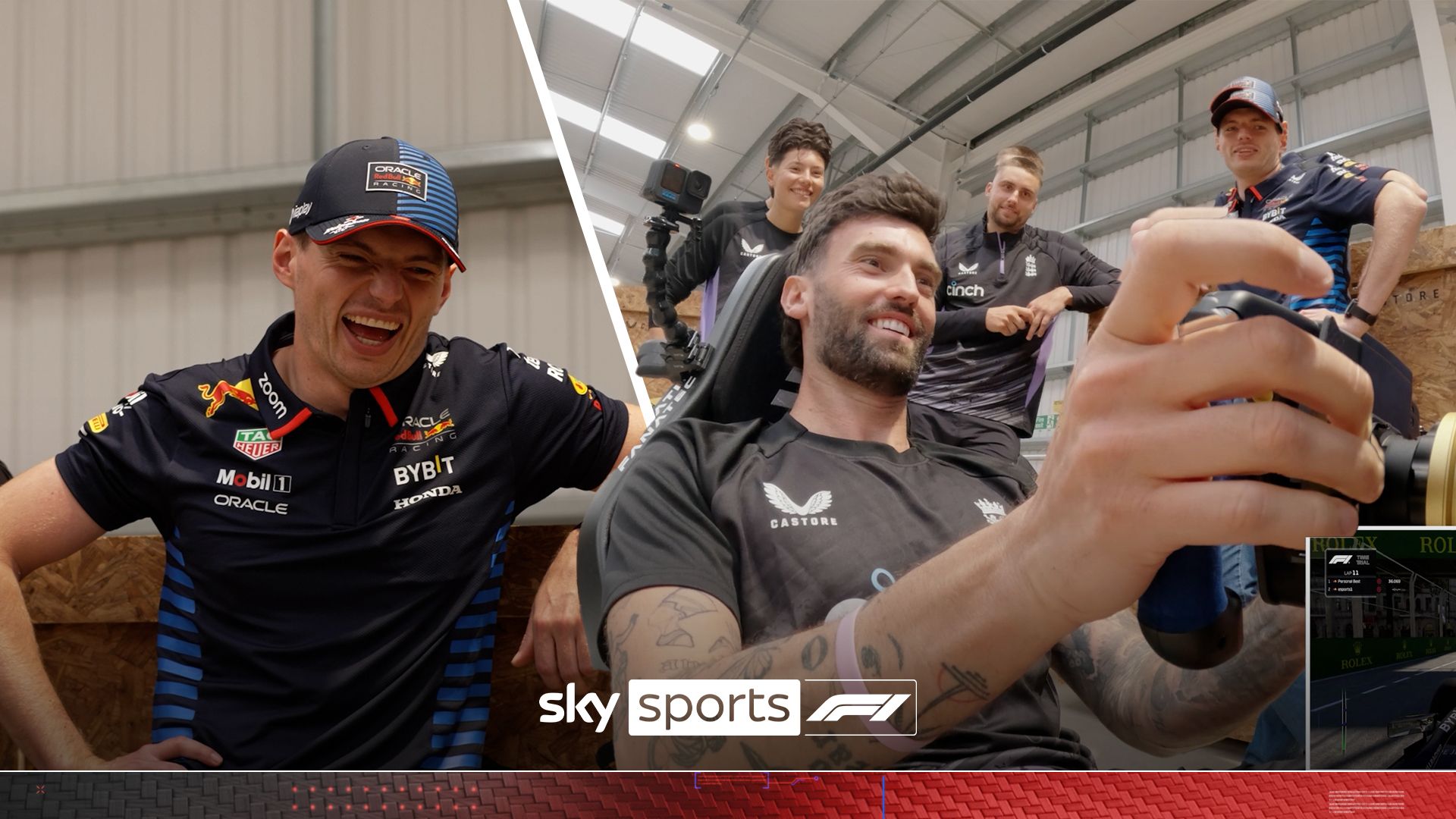 ‘He can’t even drive!’ | England cricket players take on F1 racing