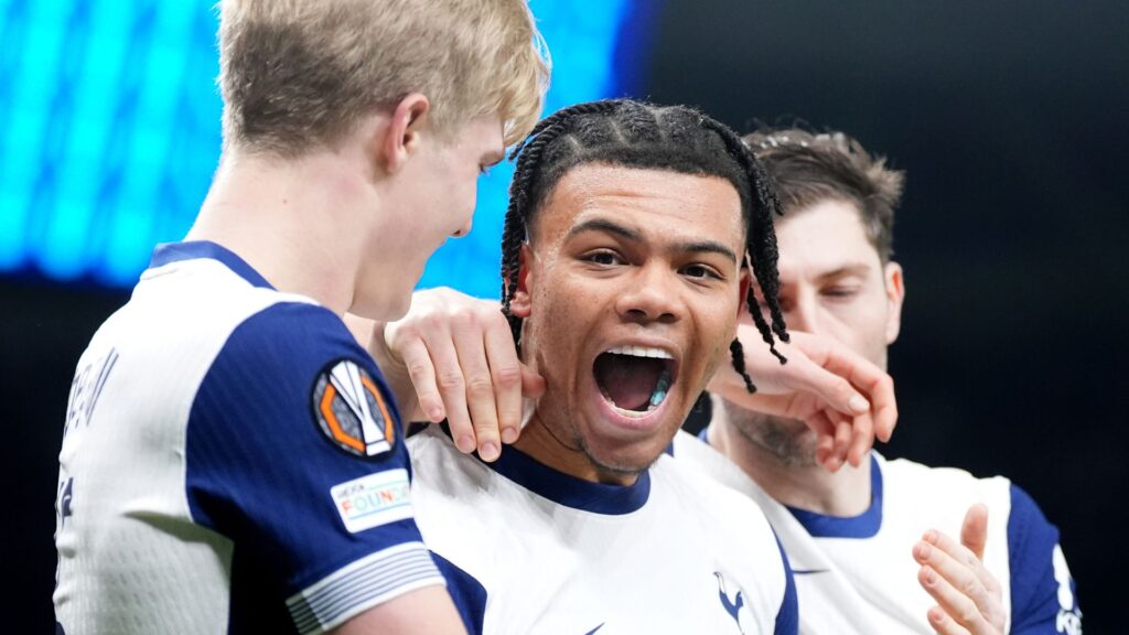 Academy trio help Spurs seal Europa League last-16 spot