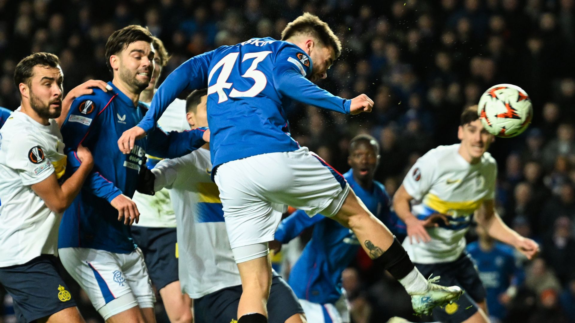 Union SG pull a goal back at Rangers LIVE!