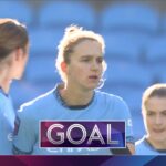 Miedema pounces on a Villa miss pass to level the score!