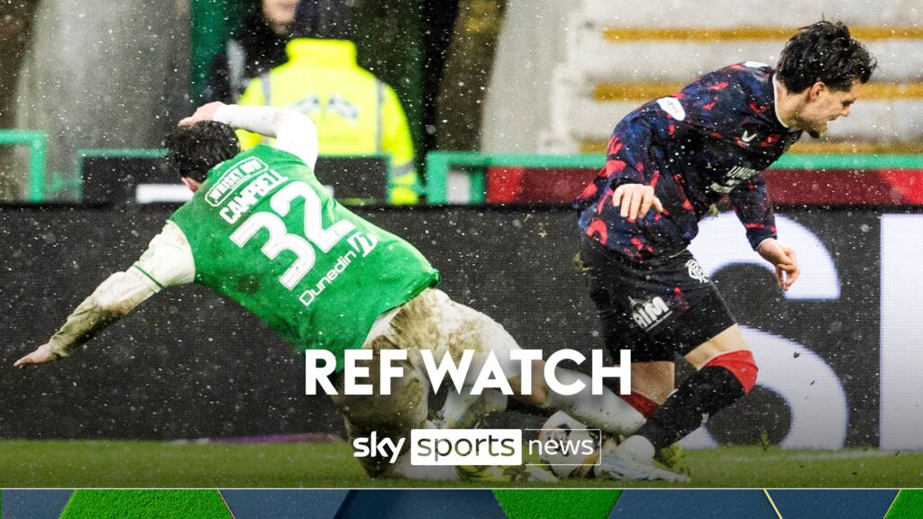 ‘How is that a pen?’ | Ref Watch disagreement over Hibs vs Rangers clash