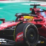 Hamilton drives Ferrari for first time in ‘historic’ track debut