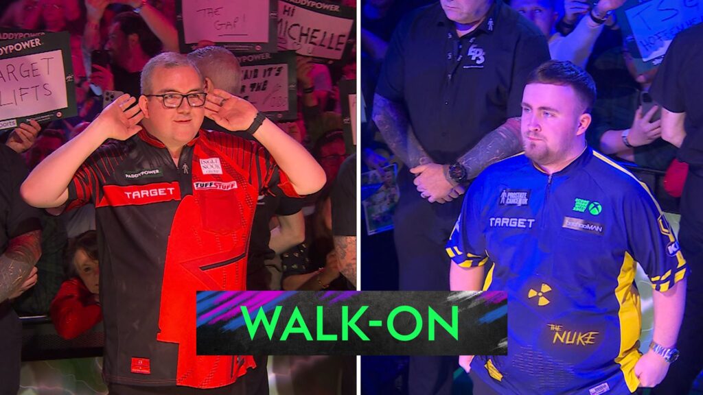 Walk-on battle! Ally Pally goes wild for Bunting and Littler’s entrances