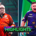 Highlights: Littler DESTROYS Bunting 6-1 to set-up final with MVG!