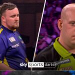 ‘Majestic stuff from the Nuke!’ | Littler hits 11-dart leg to break MVG