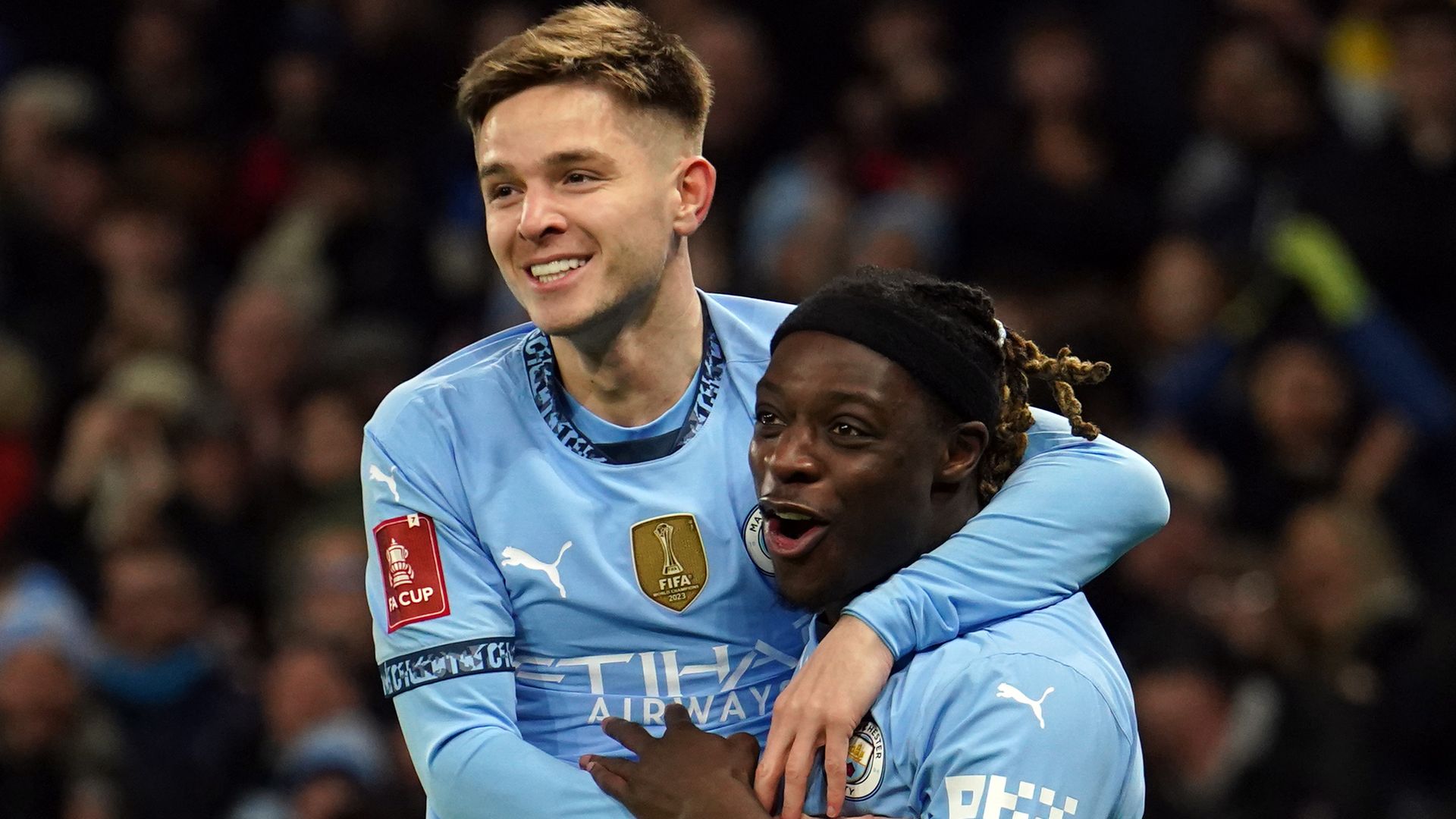 Man City hit EIGHT past Salford in FA Cup third round