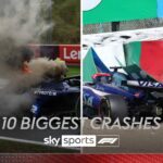 Top 10 most dramatic crashes from the 2024 F1 season!