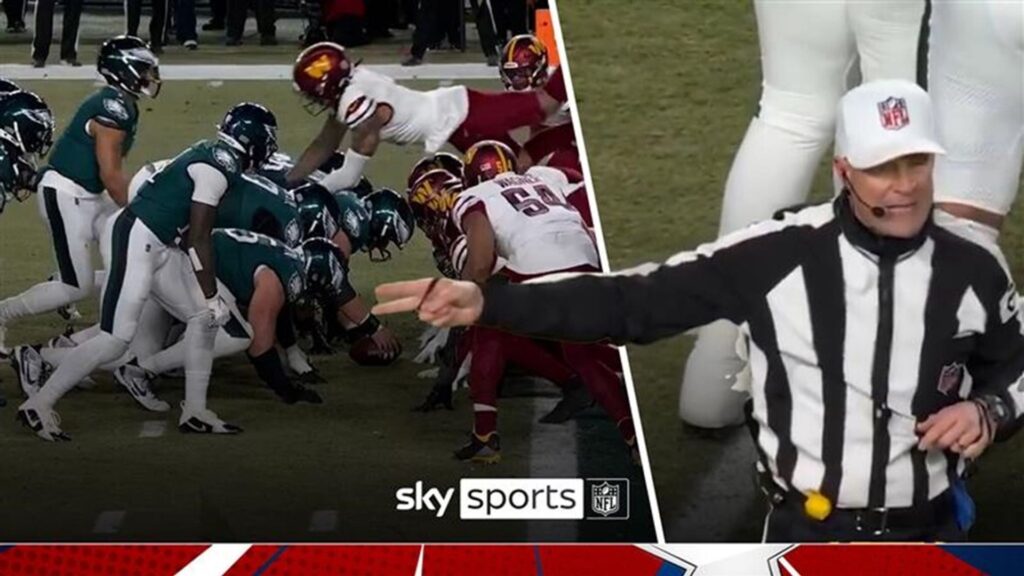 Hilarious NFL play goes viral as ref threatens to award touchdown for bad behaviour!