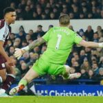 Watkins atones for miss to give Aston Villa lead at Everton LIVE!